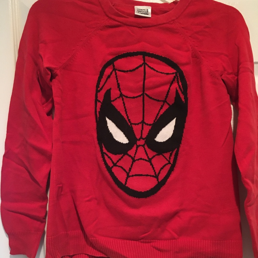 Red Spider-Man Sweater